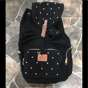 Victoria Secret Pink Medium Size Black Backpack